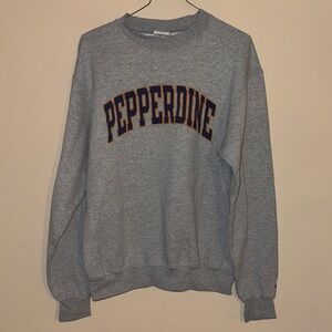 Champion M Pepperdine Gray Men's Sweater Y2K